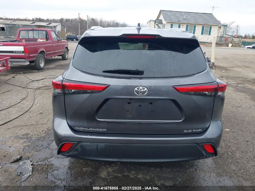 2020 Toyota Highlander Xle VIN: 5TDGZRBH1LS032856 Lot: 41675955