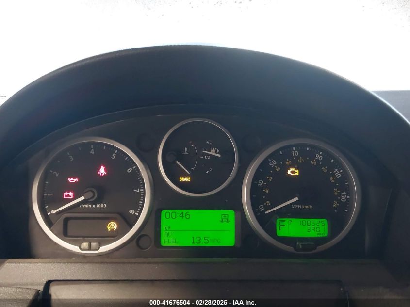 2008 Land Rover Lr3 V8 Hse VIN: SALAG25468A462990 Lot: 41676504