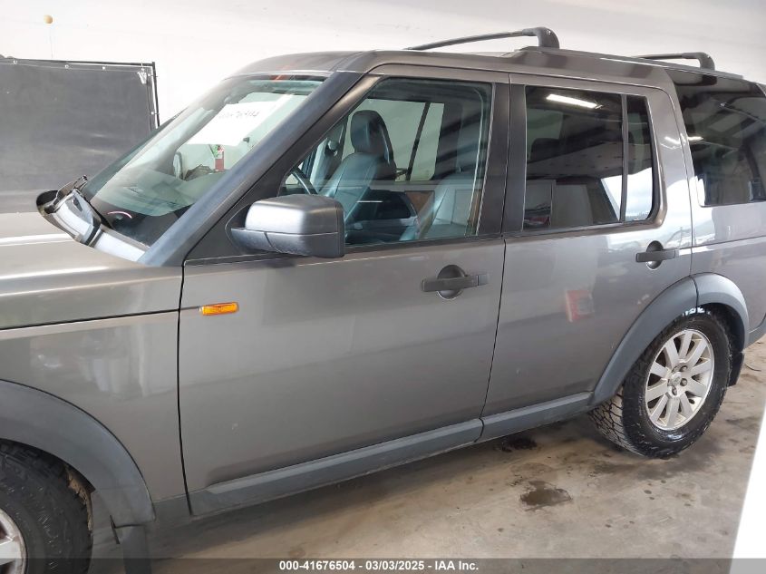 2008 Land Rover Lr3 V8 Hse VIN: SALAG25468A462990 Lot: 41676504
