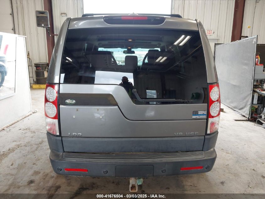 2008 Land Rover Lr3 V8 Hse VIN: SALAG25468A462990 Lot: 41676504