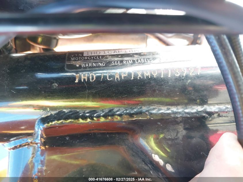 1991 Harley-Davidson Xlh1200 VIN: 1HD1CAP18MY113927 Lot: 41676608