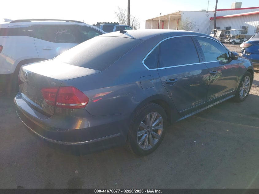 2012 VOLKSWAGEN PASSAT VIN: 1VWCP7A3XCC022730