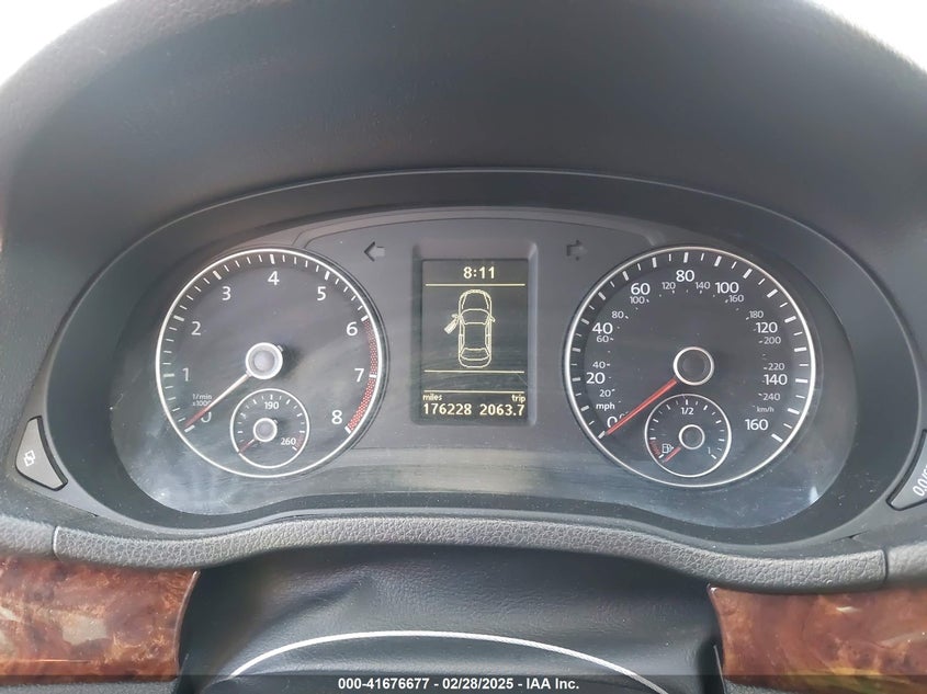 2012 VOLKSWAGEN PASSAT VIN: 1VWCP7A3XCC022730
