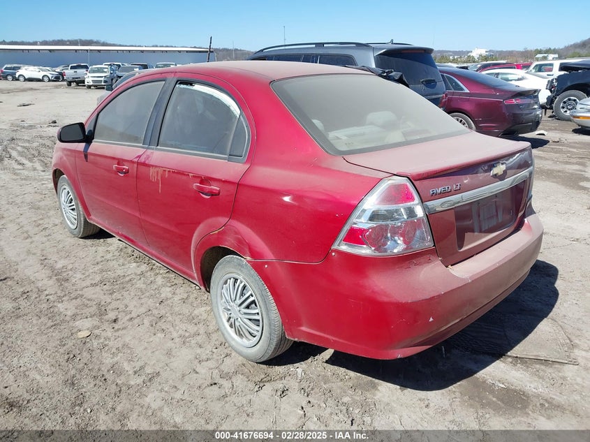 2011 CHEVROLET AVEO VIN: KL1TD5DE2BB135242