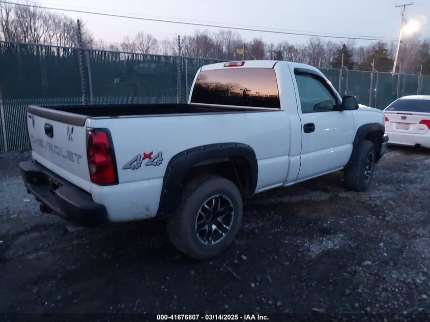 2006 CHEVROLET SILVERADO 1500 VIN: 3GCEK14X76G177081