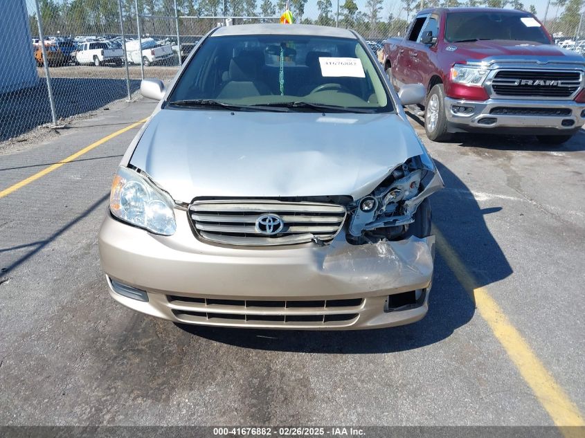2003 Toyota Corolla Le VIN: 1NXBR32E73Z119326 Lot: 41676882