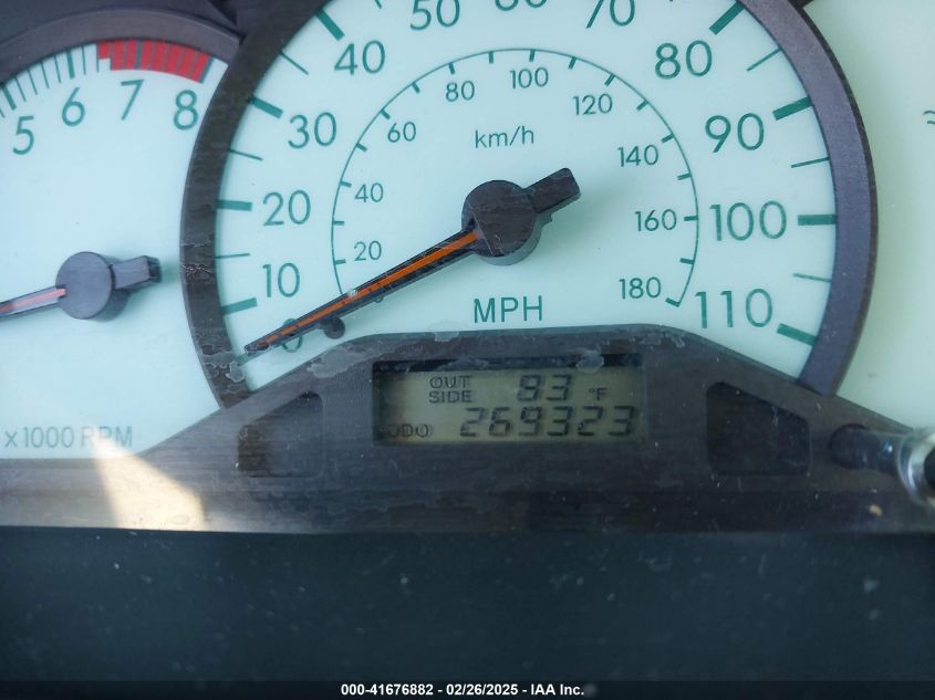 2003 Toyota Corolla Le VIN: 1NXBR32E73Z119326 Lot: 41676882