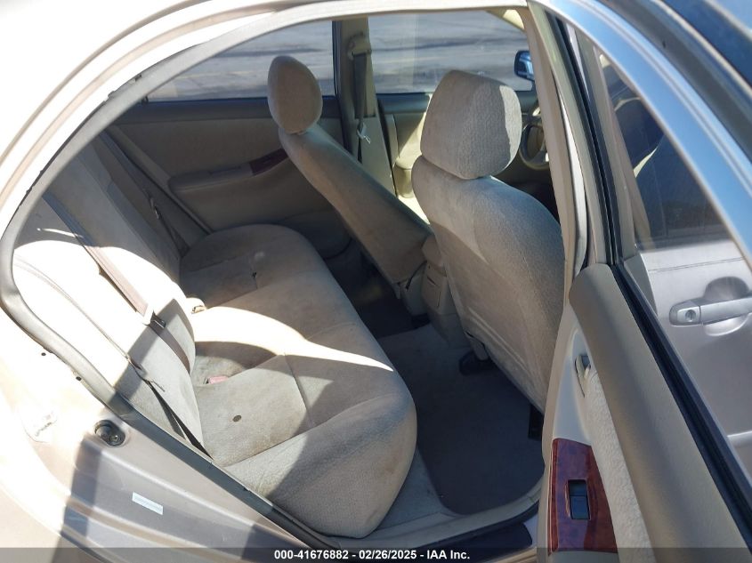 2003 Toyota Corolla Le VIN: 1NXBR32E73Z119326 Lot: 41676882