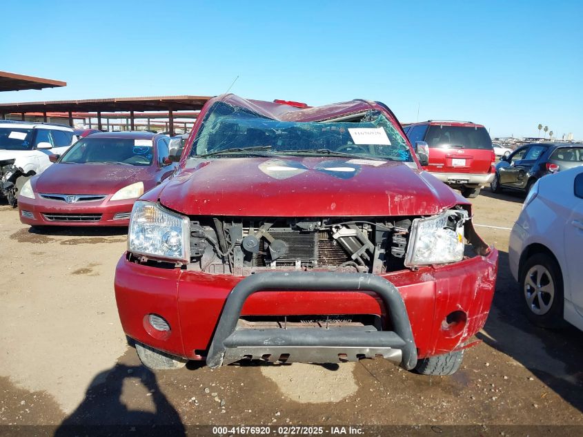 2007 Nissan Titan Xe VIN: 1N6AA07AX7N240568 Lot: 41676920
