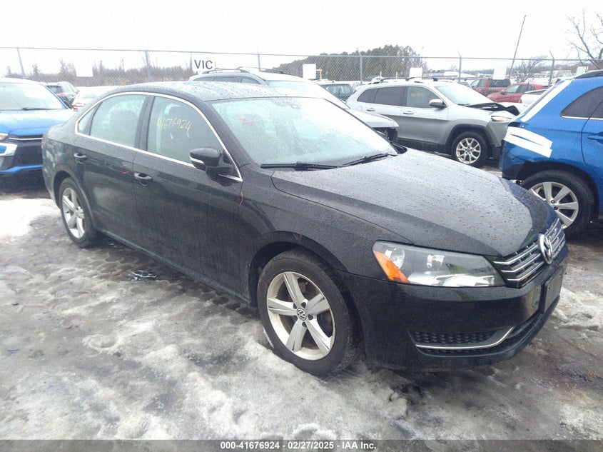 2013 VOLKSWAGEN PASSAT VIN: 1VWBN7A30DC117865