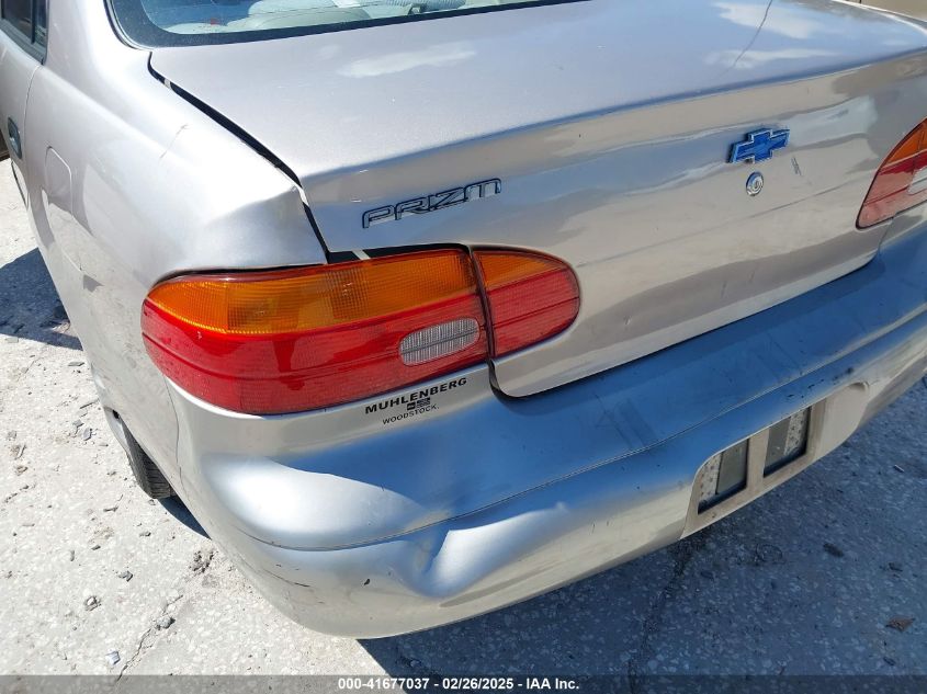 2000 Chevrolet Prizm VIN: 1Y1SK5280YZ409198 Lot: 41677037