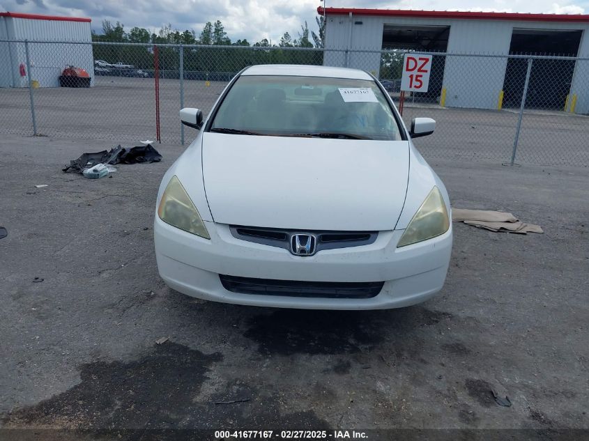 2003 Honda Accord 2.4 Lx VIN: 1HGCM56373A128817 Lot: 41677167