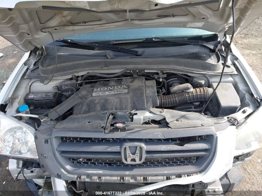 2005 Honda Pilot Ex-L VIN: 2HKYF18725H534538 Lot: 41677322