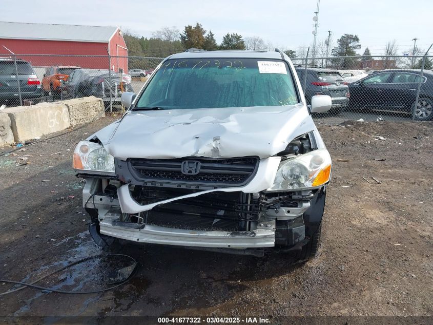 2005 Honda Pilot Ex-L VIN: 2HKYF18725H534538 Lot: 41677322