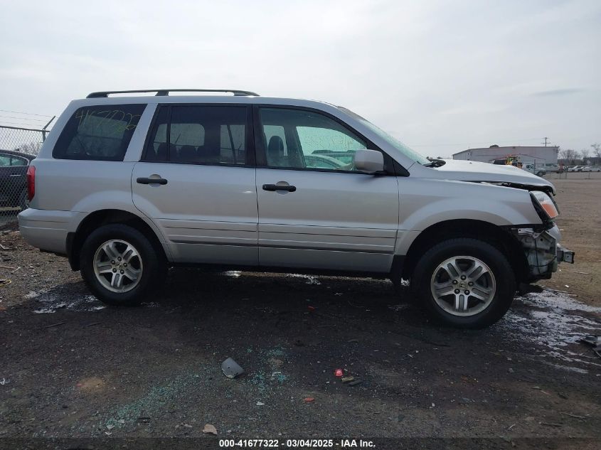 2005 Honda Pilot Ex-L VIN: 2HKYF18725H534538 Lot: 41677322