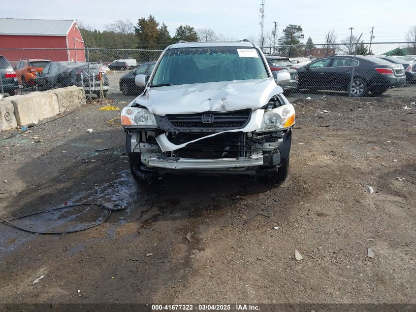 2005 Honda Pilot Ex-L VIN: 2HKYF18725H534538 Lot: 41677322