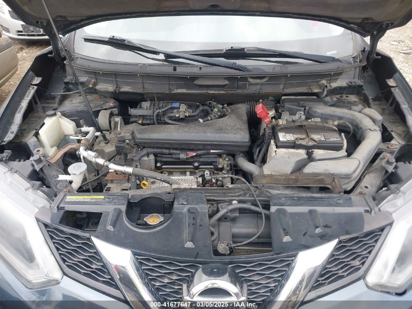 2014 Nissan Rogue S/Sl/Sv VIN: 5N1AT2MV3EC776539 Lot: 41677647