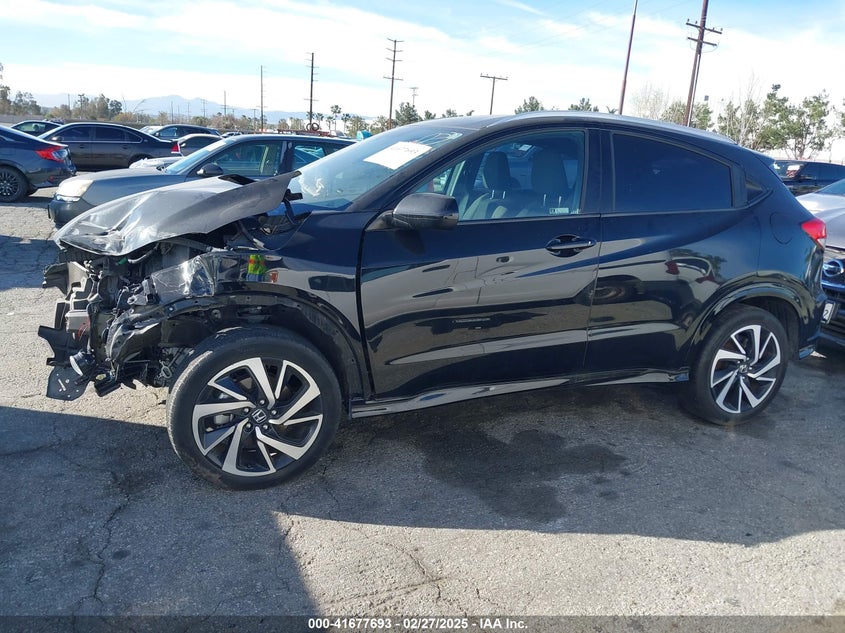 2019 HONDA HR-V VIN: 3CZRU5H19KM726178