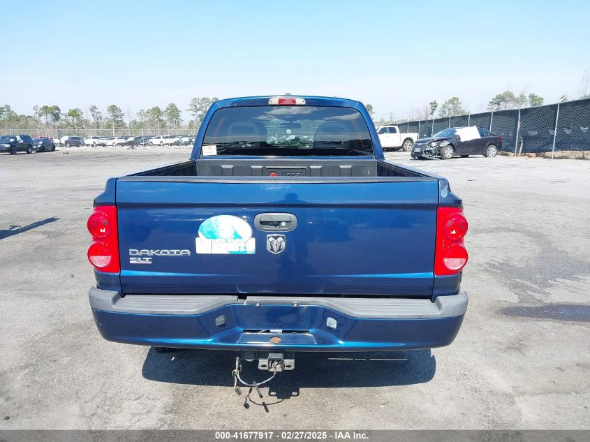 2007 Dodge Dakota Slt VIN: 1D7HE48K57S152779 Lot: 41677917