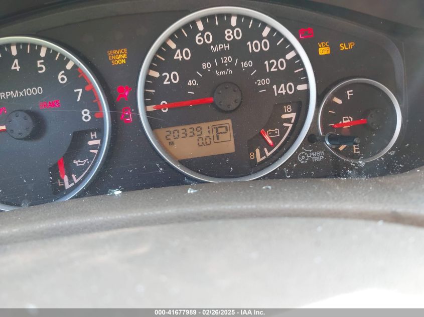 2007 Nissan Pathfinder S VIN: 5N1AR18U57C624470 Lot: 41677989