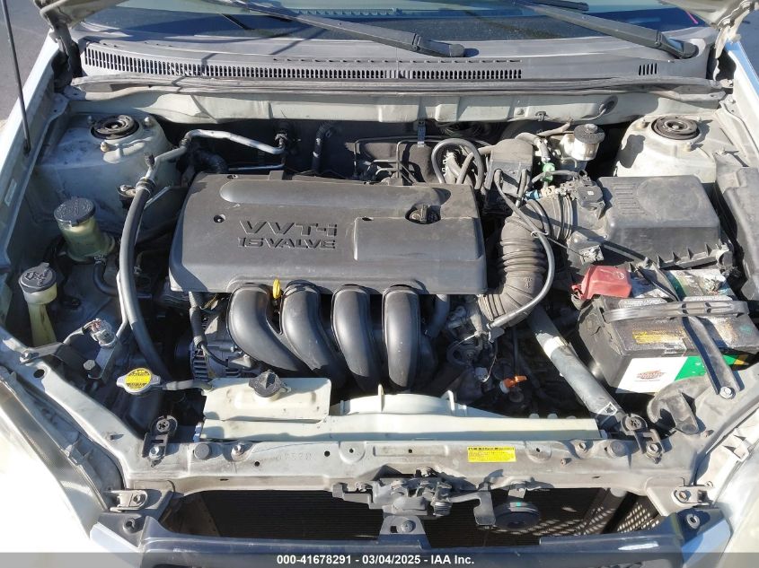 2004 Toyota Corolla Le VIN: 1NXBR38E24Z296472 Lot: 41678291