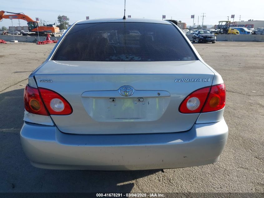 2004 Toyota Corolla Le VIN: 1NXBR38E24Z296472 Lot: 41678291