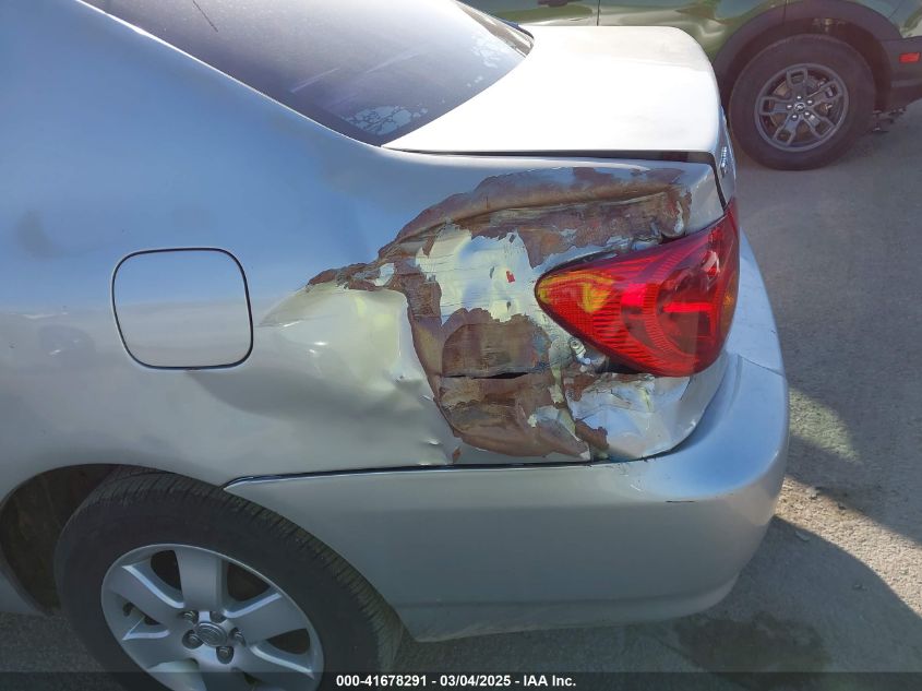 2004 Toyota Corolla Le VIN: 1NXBR38E24Z296472 Lot: 41678291