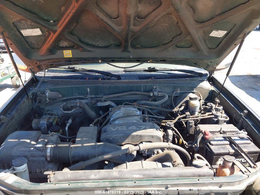 2000 Toyota Tundra Sr5 V8 VIN: 5TBBT4415YS059170 Lot: 41678319