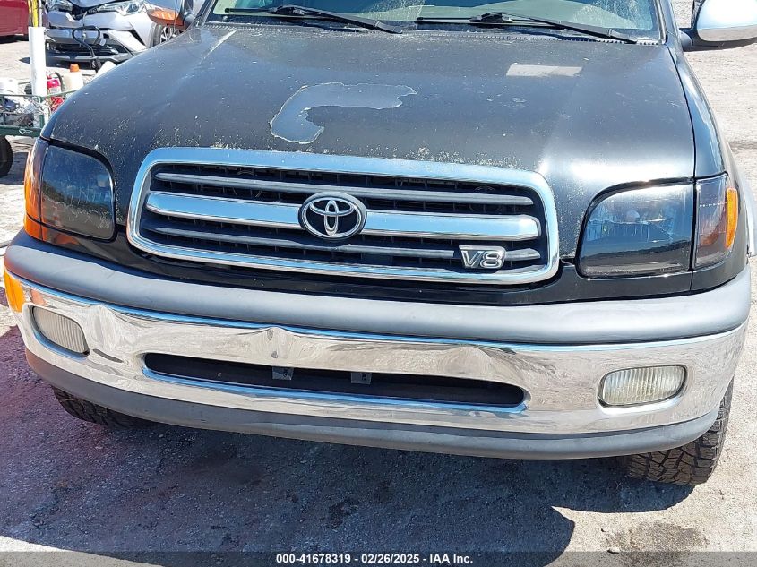 2000 Toyota Tundra Sr5 V8 VIN: 5TBBT4415YS059170 Lot: 41678319