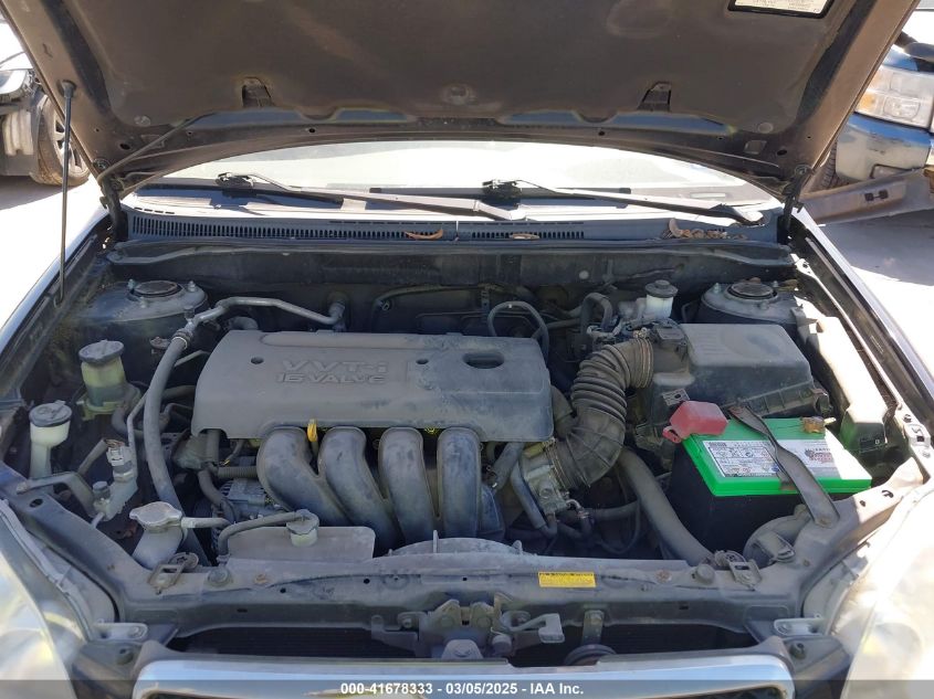 2008 Toyota Corolla Le VIN: 2T1BR32E18C912159 Lot: 41678333