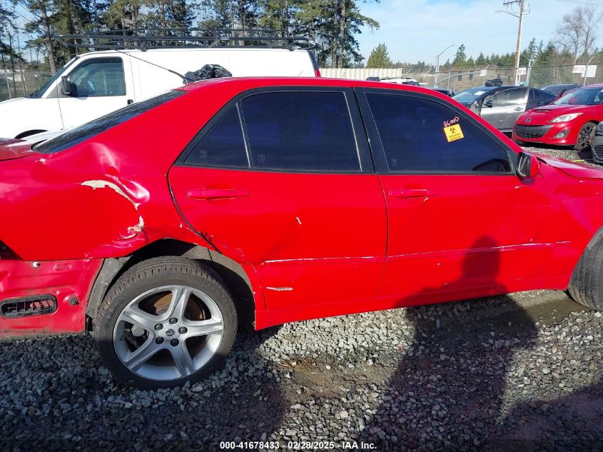 2003 Lexus Is 300 Base W/5-Speed Manual VIN: JTHBD192030075694 Lot: 41678433