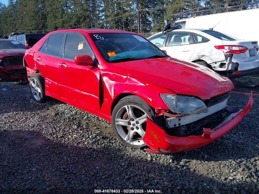 2003 Lexus Is 300 Base W/5-Speed Manual VIN: JTHBD192030075694 Lot: 41678433