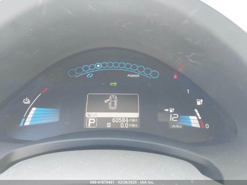 2012 Nissan Leaf Sl VIN: JN1AZ0CP4CT023645 Lot: 41678461