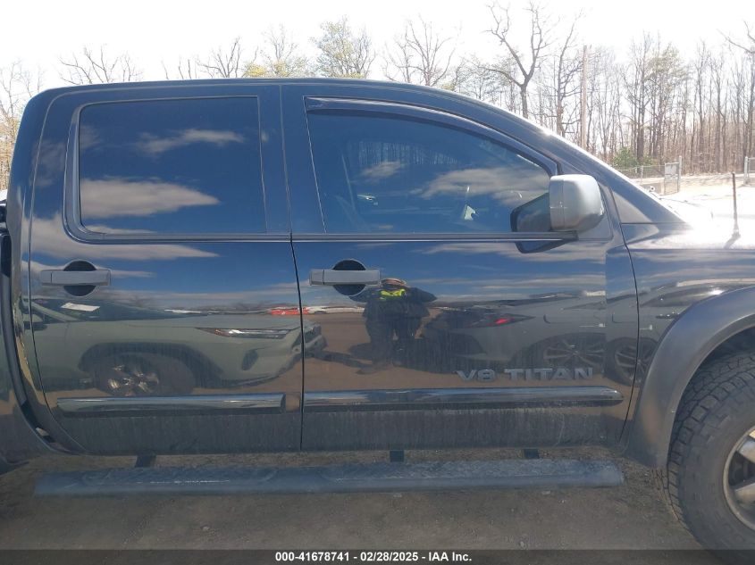 2014 Nissan Titan Pro-4X VIN: 1N6BA0EC7EN503878 Lot: 41678741