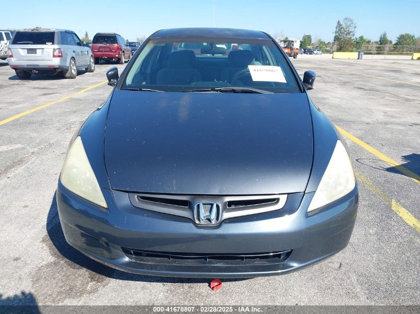 2003 Honda Accord 2.4 Lx VIN: 1HGCM56353A130890 Lot: 41678807