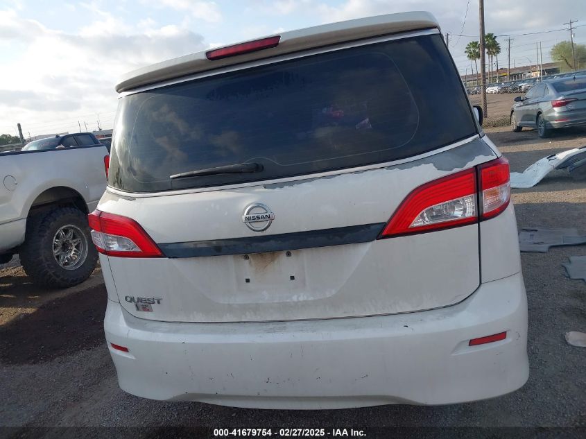 2015 Nissan Quest S VIN: JN8AE2KP0F9131921 Lot: 41679754