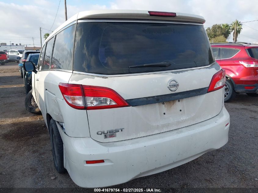 2015 Nissan Quest S VIN: JN8AE2KP0F9131921 Lot: 41679754