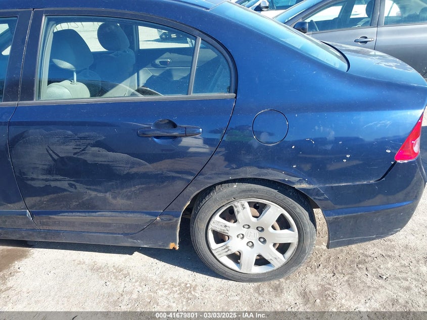 2006 HONDA CIVIC VIN: 2HGFA16506H525775