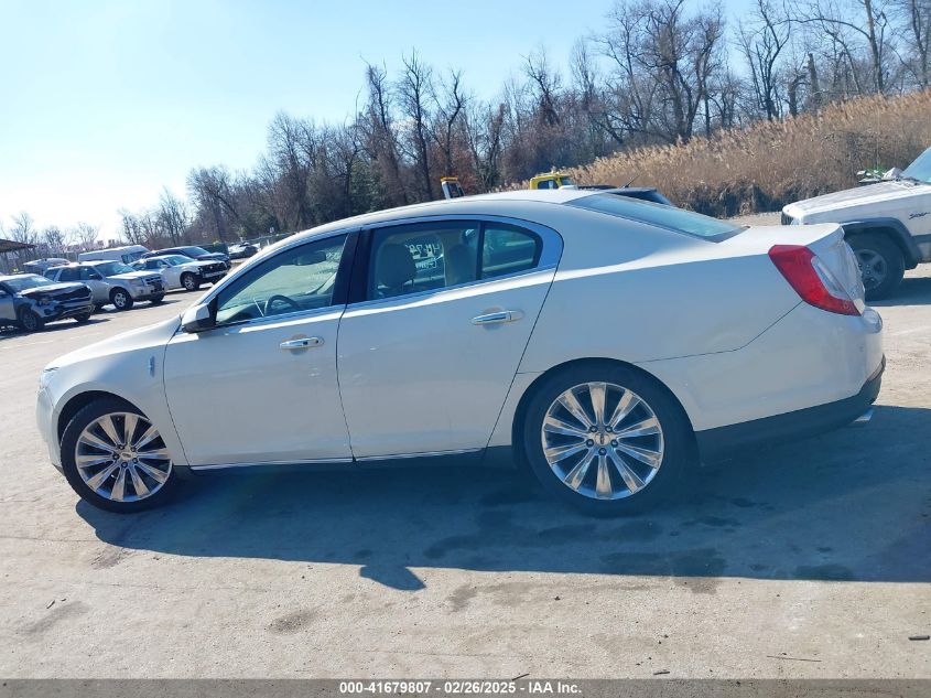 2013 Lincoln Mks Ecoboost VIN: 1LNHL9FT6DG604452 Lot: 41679807