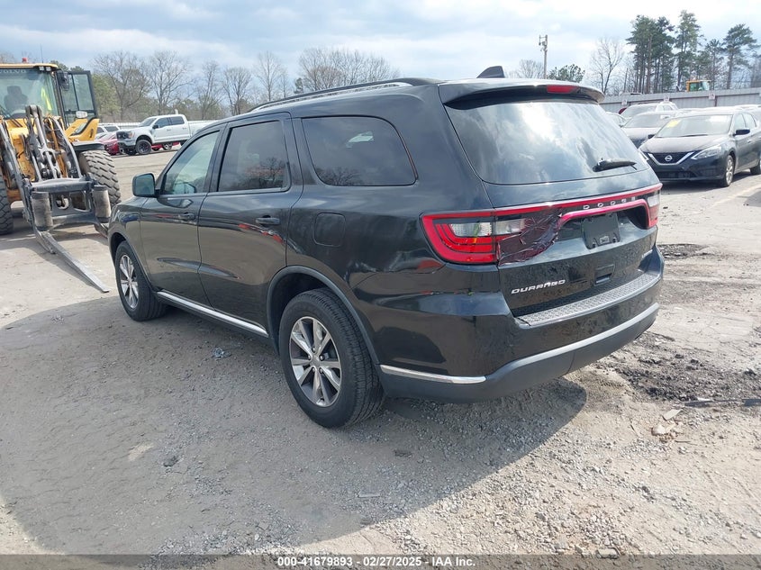 Vin: 1c4rdhdg2gc322407, lot: 42170773, dodge durango limited 20163