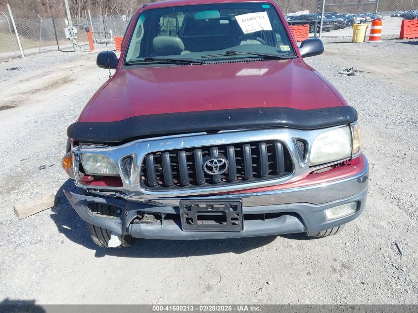 2002 Toyota Tacoma VIN: 5TEWM72N62Z096008 Lot: 41680213