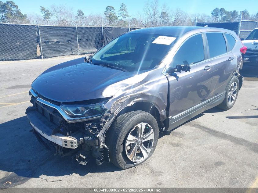 2019 Honda Cr-V Lx VIN: 2HKRW5H34KH408699 Lot: 41680362