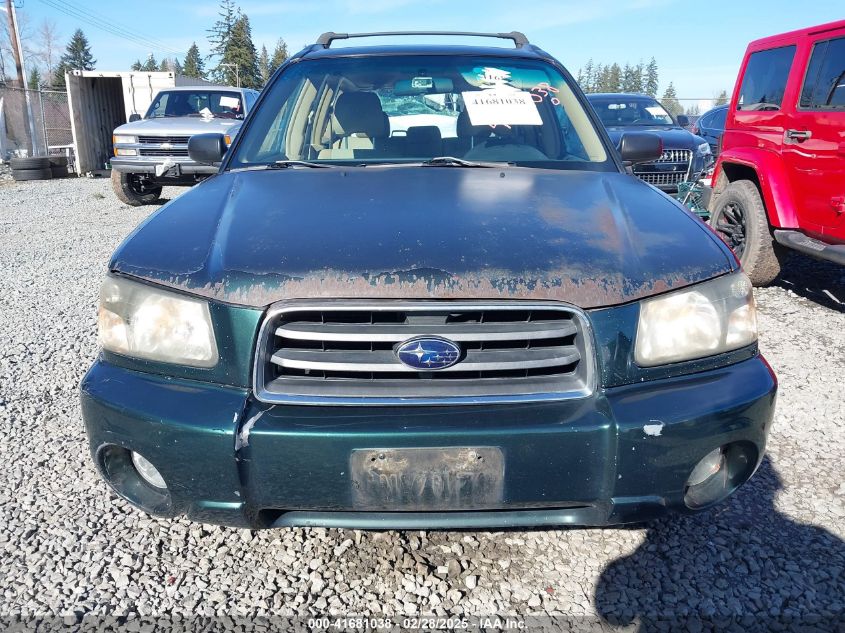 2005 Subaru Forester 2.5X VIN: JF1SG63605G728297 Lot: 41681038