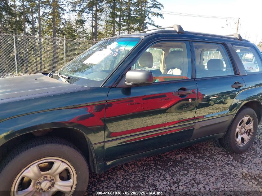 2005 Subaru Forester 2.5X VIN: JF1SG63605G728297 Lot: 41681038