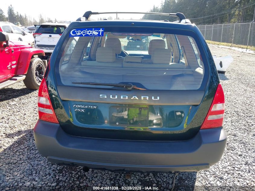 2005 Subaru Forester 2.5X VIN: JF1SG63605G728297 Lot: 41681038