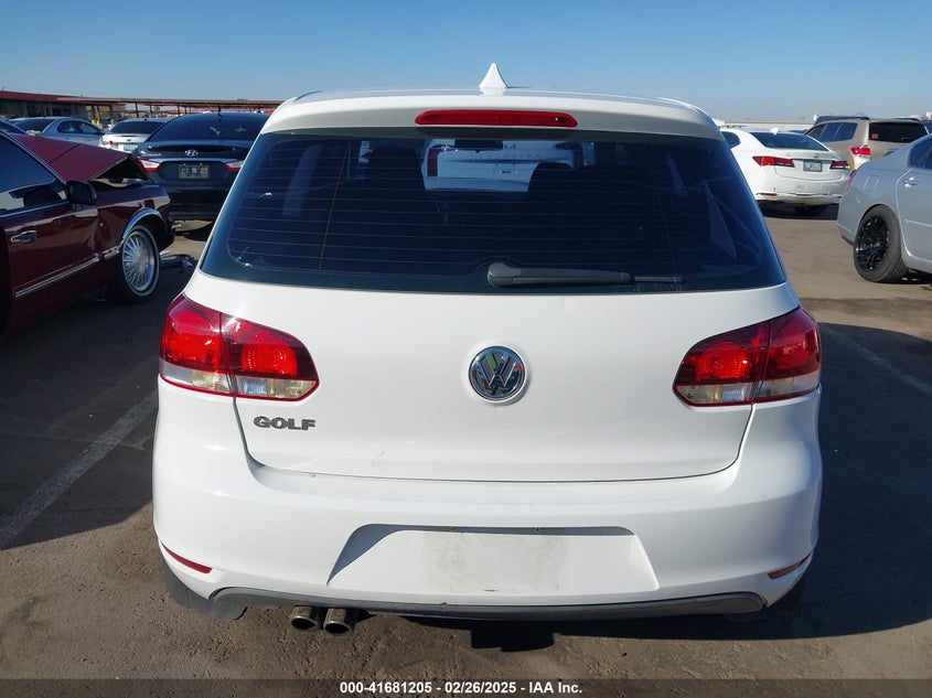 2012 VOLKSWAGEN GOLF VIN: WVWBB7AJ4CW340322