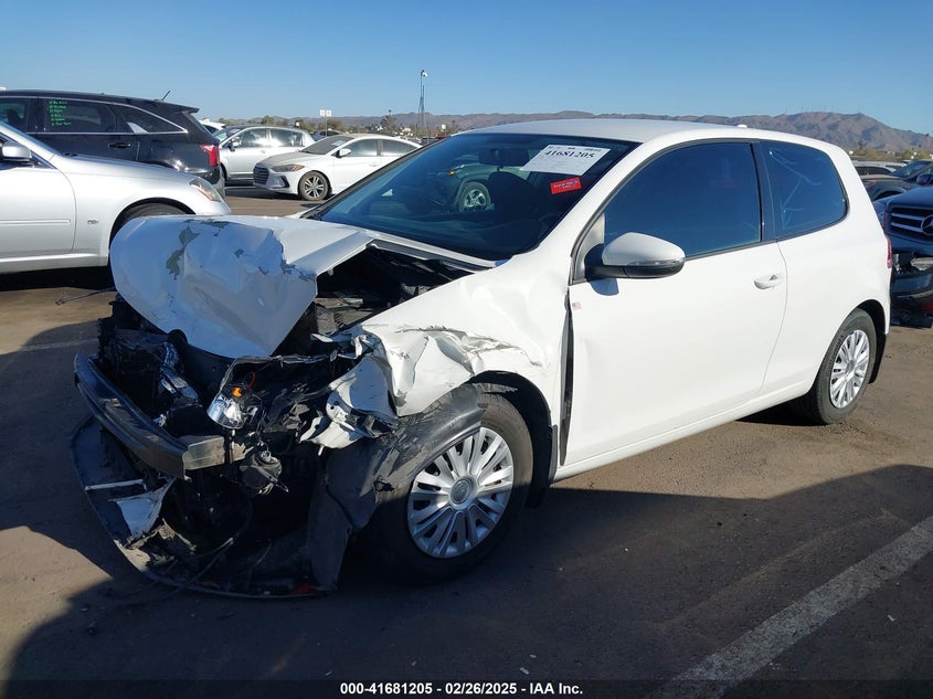 2012 VOLKSWAGEN GOLF VIN: WVWBB7AJ4CW340322