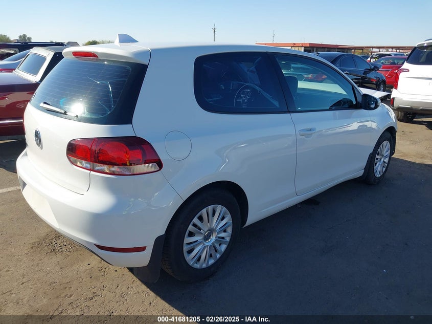 2012 VOLKSWAGEN GOLF VIN: WVWBB7AJ4CW340322