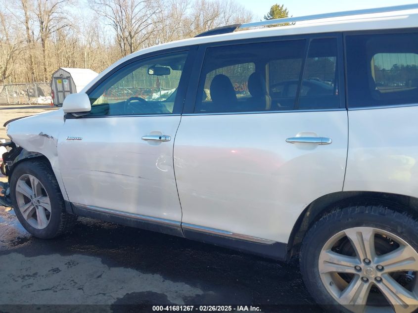 2012 Toyota Highlander Limited V6 VIN: 5TDDK3EHXCS155538 Lot: 41681267