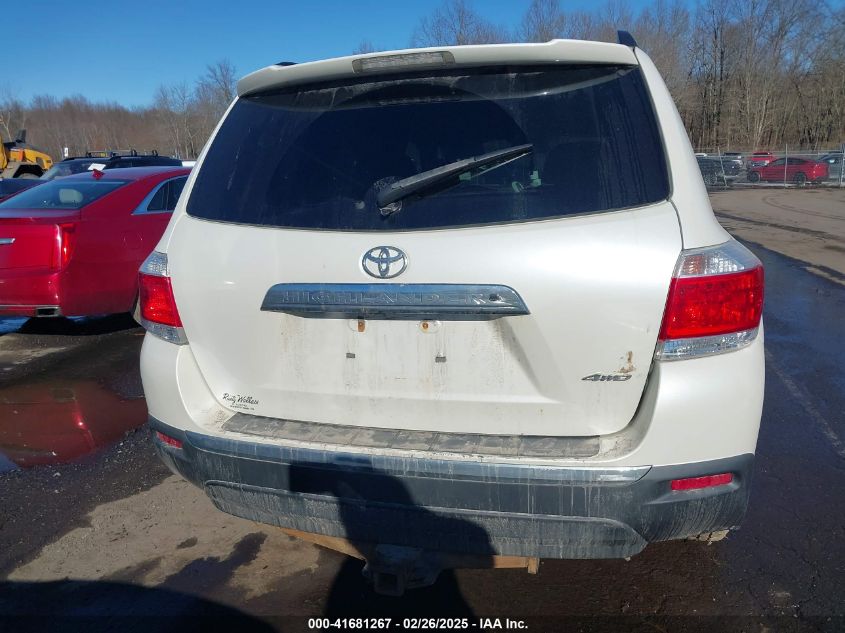 2012 Toyota Highlander Limited V6 VIN: 5TDDK3EHXCS155538 Lot: 41681267